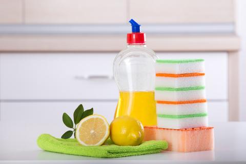 healthy cleaning supplies